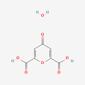 molecular formula C7H6O7 B1453286 Chelidonic acid monohydrate CAS No. 6003-94-7