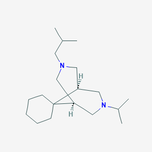 molecular formula C19H36N2 B145329 Bertosamil CAS No. 126825-36-3