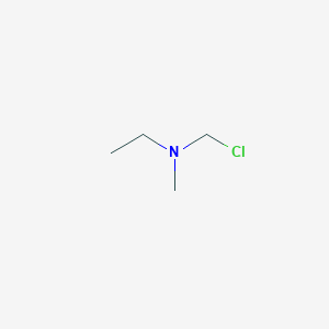 molecular formula C4H10ClN B14532908 N-(Chloromethyl)-N-methylethanamine CAS No. 62723-45-9
