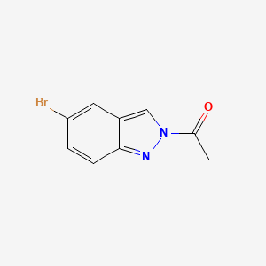molecular formula C9H7BrN2O B1453298 2-Acetyl-5-bromo-2H-indazole CAS No. 1195623-05-2