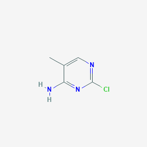 molecular formula C5H6ClN3 B014533 4-Amino-2-chloro-5-methylpyrimidine CAS No. 14394-70-8