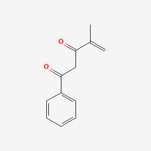 molecular formula C12H12O2 B14533077 4-Methyl-1-phenylpent-4-ene-1,3-dione CAS No. 62763-41-1