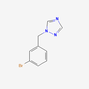 molecular formula C9H8BrN3 B1453309 1-(3-Bromobenzyl)-1H-1,2,4-triazole CAS No. 942154-19-0