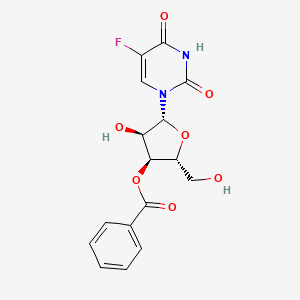 molecular formula C16H15FN2O7 B14533293 3'-O-Benzoyl-5-fluorouridine CAS No. 62311-97-1