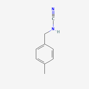 molecular formula C9H10N2 B1453335 (4-Methylbenzyl)cyanamide CAS No. 98952-71-7
