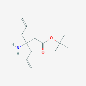 Tert-butyl 3-allyl-3-aminohex-5-enoate