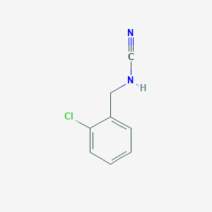 molecular formula C8H7ClN2 B1453358 (2-Chlorobenzyl)cyanamide CAS No. 1248431-20-0
