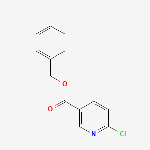 molecular formula C13H10ClNO2 B1453359 苯甲酸苄酯-6-氯吡啶-3-羧酸酯 CAS No. 1067902-28-6