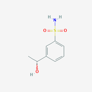 3-[(1R)-1-hydroxyethyl]benzene-1-sulfonamide