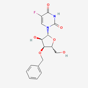 molecular formula C16H17FN2O6 B14533724 3'-O-Benzyl-5-fluorouridine CAS No. 62311-99-3