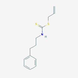 molecular formula C13H17NS2 B14533929 Prop-2-en-1-yl (3-phenylpropyl)carbamodithioate CAS No. 62604-25-5
