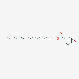 molecular formula C22H40O3 B14534171 Pentadecyl 7-oxabicyclo[4.1.0]heptane-3-carboxylate CAS No. 62266-62-0