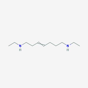 molecular formula C11H24N2 B14534197 N~1~,N~7~-Diethylhept-3-ene-1,7-diamine CAS No. 62578-07-8