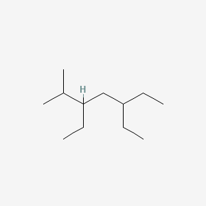 molecular formula C12H26 B14534293 3,5-Diethyl-2-methylheptane CAS No. 62198-92-9