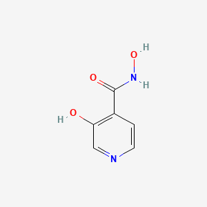 molecular formula C6H6N2O3 B1453434 N,3-dihydroxyisonicotinamide CAS No. 89640-77-7