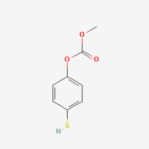 molecular formula C8H8O3S B14534361 Methyl 4-sulfanylphenyl carbonate CAS No. 62262-75-3