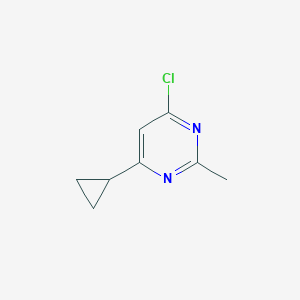 4-Chloro-6-cyclopropyl-2-methylpyrimidine