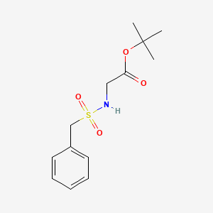 Tert-butyl 2-(phenylmethylsulfonamido)acetate
