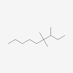 molecular formula C12H26 B14534594 3,4,4-Trimethylnonane CAS No. 62184-22-9