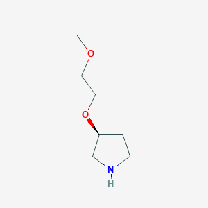 B1453467 (S)-3-(2-Methoxyethoxy)pyrrolidine CAS No. 880362-02-7