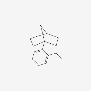 molecular formula C15H20 B14534683 1-(2-Ethylphenyl)bicyclo[2.2.1]heptane CAS No. 62226-61-3
