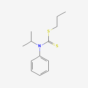 molecular formula C13H19NS2 B14534717 Propyl phenyl(propan-2-yl)carbamodithioate CAS No. 62603-74-1