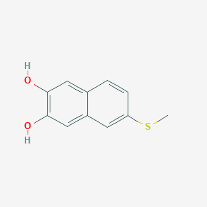 B145348 6-(Methylthio)naphthalene-2,3-diol CAS No. 132425-78-6