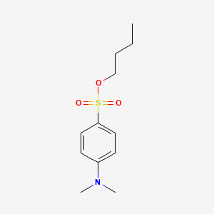 molecular formula C12H19NO3S B14534858 Butyl 4-(dimethylamino)benzene-1-sulfonate CAS No. 62305-74-2