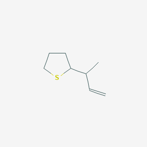 molecular formula C8H14S B14534872 Thiophene, tetrahydro-2-(1-methyl-2-propenyl)- CAS No. 62162-04-3