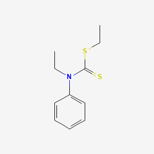 molecular formula C11H15NS2 B14534924 Ethyl ethyl(phenyl)carbamodithioate CAS No. 62603-69-4