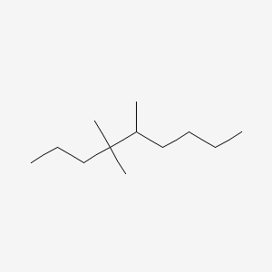 molecular formula C12H26 B14535002 4,4,5-Trimethylnonane CAS No. 62184-29-6