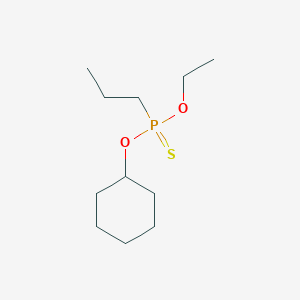 molecular formula C11H23O2PS B14535095 O-Cyclohexyl O-ethyl propylphosphonothioate CAS No. 62507-71-5