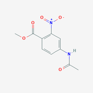 molecular formula C10H10N2O5 B1453512 Methyl 4-(acetylamino)-2-nitrobenzoate CAS No. 1170174-35-2