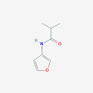 molecular formula C8H11NO2 B14535237 N-(Furan-3-yl)-2-methylpropanamide CAS No. 62188-20-9