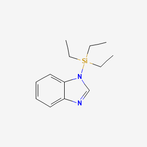 molecular formula C13H20N2Si B14535272 1-(Triethylsilyl)-1H-benzimidazole CAS No. 62546-35-4