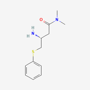 (R)-3-Amino-N,N-dimethyl-4-(phenylthio)butanamide