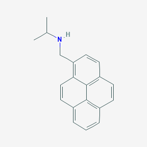 molecular formula C20H19N B14535469 N-[(Pyren-1-yl)methyl]propan-2-amine CAS No. 62214-26-0