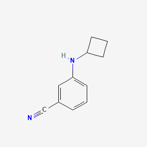 molecular formula C11H12N2 B1453547 3-(Cyclobutylamino)benzonitrile CAS No. 1248517-44-3