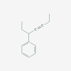 molecular formula C13H16 B14535490 (Hept-4-yn-3-yl)benzene CAS No. 62283-71-0