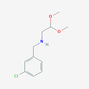 [(3-Chlorophenyl)methyl](2,2-dimethoxyethyl)amine