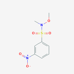 N-Methoxy-N-methyl-3-nitrobenzene-1-sulfonamide