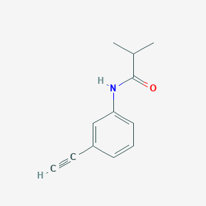 molecular formula C12H13NO B1453560 N-(3-ethynylphenyl)-2-methylpropanamide CAS No. 1219481-71-6