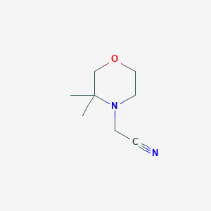 2-(3,3-Dimethylmorpholin-4-yl)acetonitrile