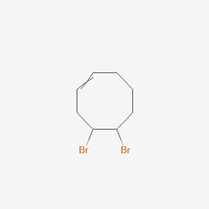 molecular formula C8H12Br2 B14535738 4,5-Dibromocyclooct-1-ene CAS No. 62309-06-2