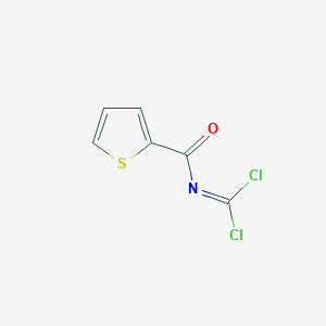 molecular formula C6H3Cl2NOS B14535816 (Thiophene-2-carbonyl)carbonimidoyl CAS No. 62631-23-6