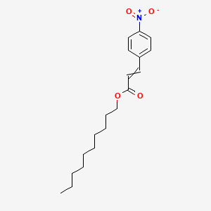molecular formula C19H27NO4 B14535871 Decyl 3-(4-nitrophenyl)prop-2-enoate CAS No. 62409-22-7