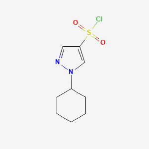1-cyclohexyl-1H-pyrazole-4-sulfonyl chloride