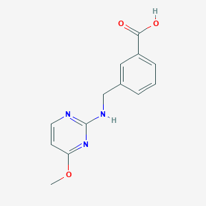 3-{[(4-Methoxypyrimidin-2-yl)amino]methyl}benzoic acid