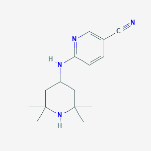 6-[(2,2,6,6-Tetramethylpiperidin-4-yl)amino]pyridine-3-carbonitrile