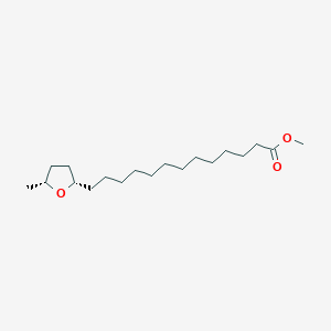 molecular formula C19H36O3 B14536151 methyl 13-[(2S,5R)-5-methyloxolan-2-yl]tridecanoate CAS No. 62136-84-9